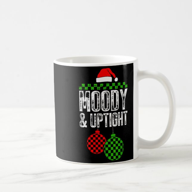 Caneca De Café Merry &amp; Bright Moody &amp; Uptight Matching Co (Direita)