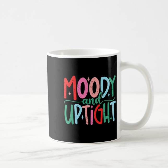Caneca De Café Merry &amp; Bright Moody &amp; Uptight Matching Co (Direita)