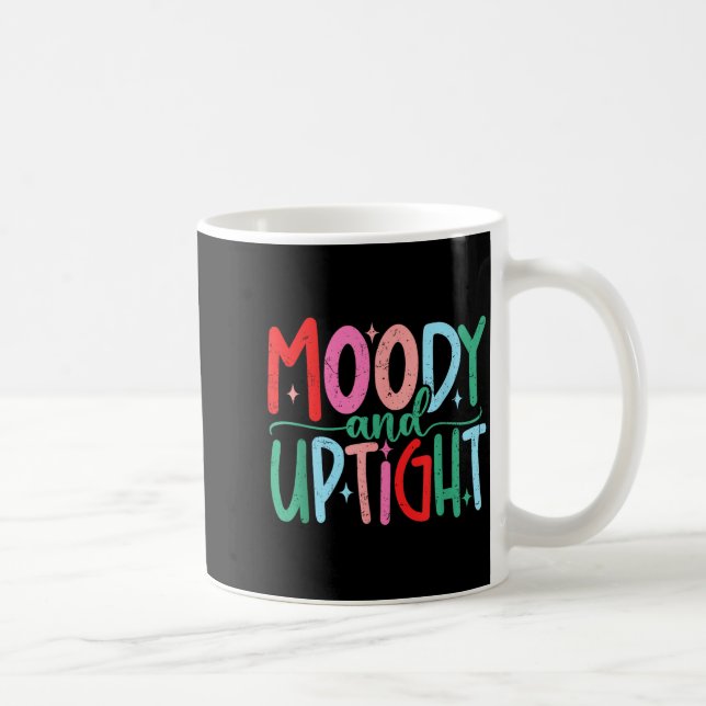 Caneca De Café Merry &amp; Bright Moody &amp; Uptight Matching Co (Direita)