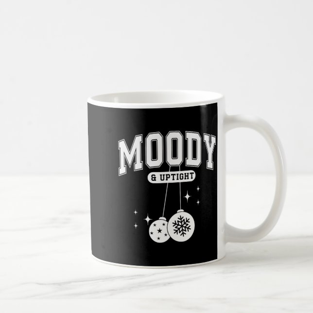 Caneca De Café Merry &amp; Bright Moody &amp; Uptight Matching Co (Direita)