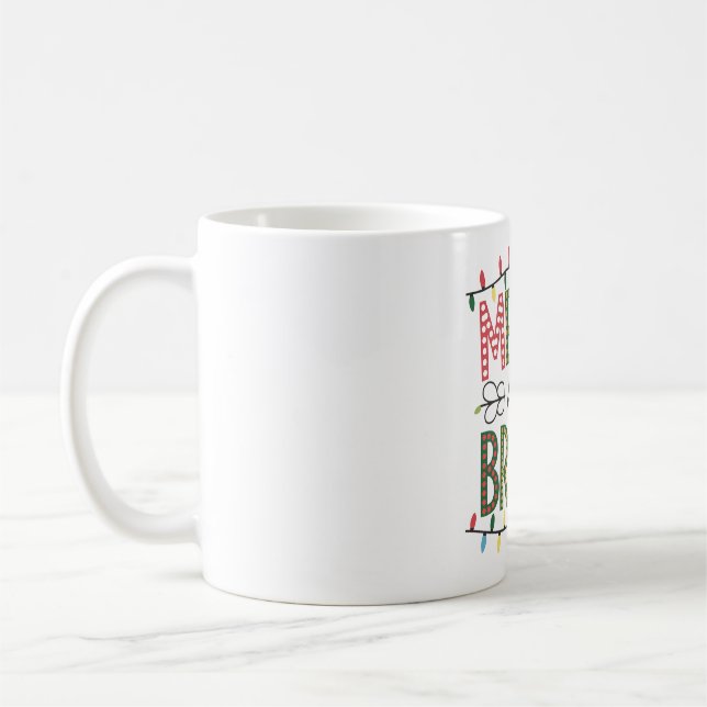 Caneca De Café Merry and Bright Christmas Mug (Esquerda)