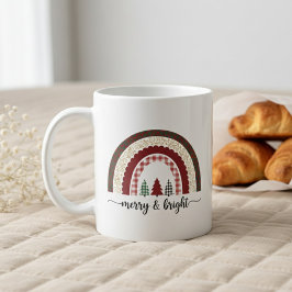 Caneca De Café Merry and Bright Christmas Mug – Festive Holiday 