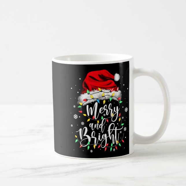 Caneca De Café Merry And Bright Christmas Women Girls Cute Merry  (Direita)