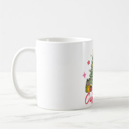 Caneca De Café Merry and Caffeinated Christmas Mug