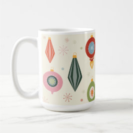 Caneca De Café Merry & Bright Vintage Ornament Mug 