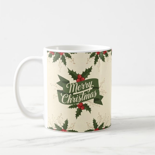 Caneca De Café Merry Christmas (Esquerda)