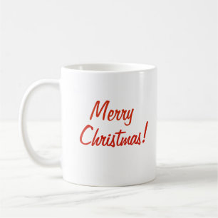 CANECA DE CAFÉ MERRY CHRISTMAS BÁSICO (BRANCO)