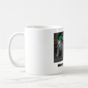 Caneca De Café Merry Christmas Bulldog Mug