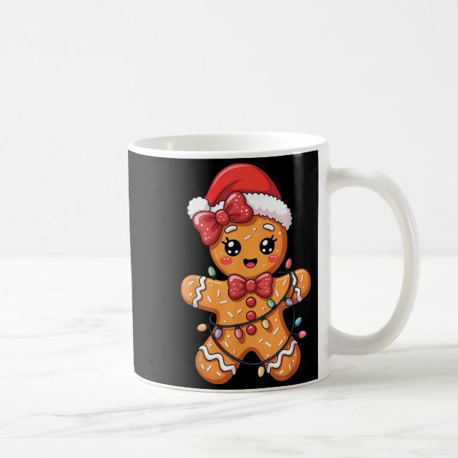 Caneca De Café Merry Christmas Gingerbread  (Direita)
