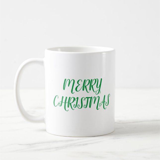 Caneca De Café MERRY CHRISTMAS Green (Esquerda)