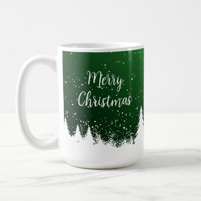 Caneca De Café  Merry Christmas Green Mug (Esquerda)