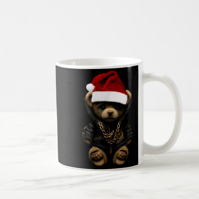 Caneca De Café Merry Christmas Merry 2025 Teddy Fashion Rap Teddy (Direita)