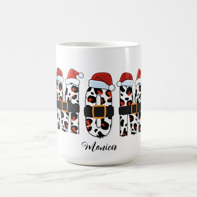 Caneca De Café  merry Christmas mom Personalized name (Centro)