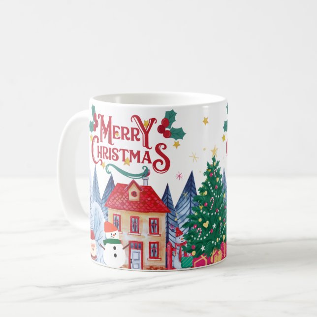 Caneca De Café Merry Christmas Mug (Frente Esquerda)