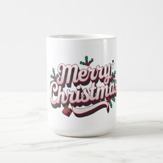 Caneca De Café Merry Christmas Mug | Festive Holiday Coffee Cup