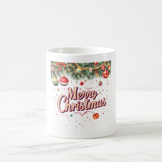 Caneca De Café Merry Christmas Mug - Festivo Holiday Cheer (Centro)