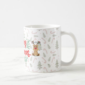 Caneca De Café Merry Christmas Mug – Simple Holiday Design
