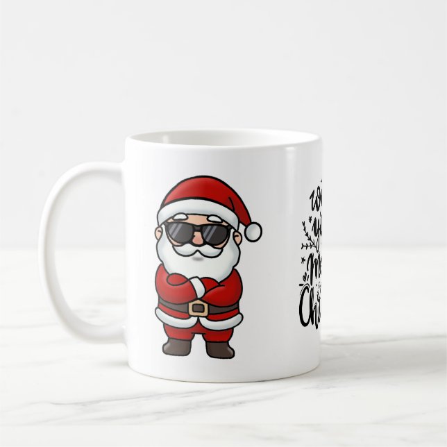 Caneca De Café Merry Christmas Tasse - Cooler Weihnachtsmann  (Esquerda)