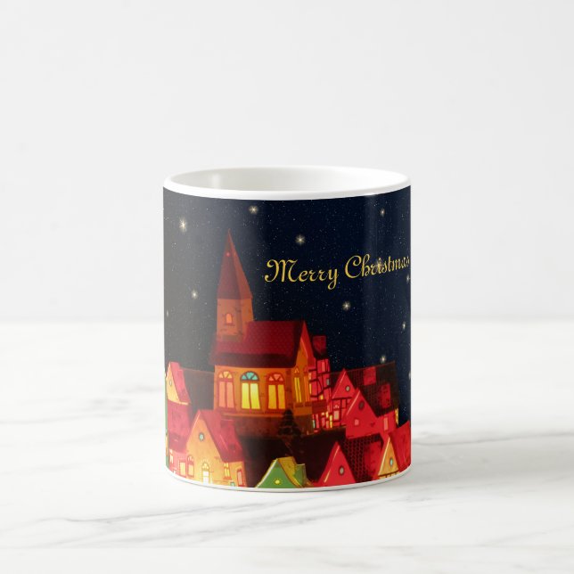 Caneca De Café Merry Christmas Village Mug (Centro)