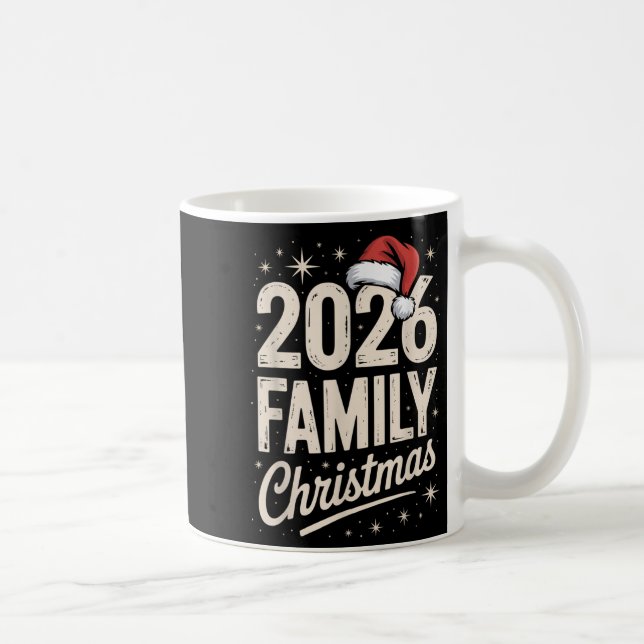 Caneca De Café Merry Christmas Xmas Family Matching  (Direita)