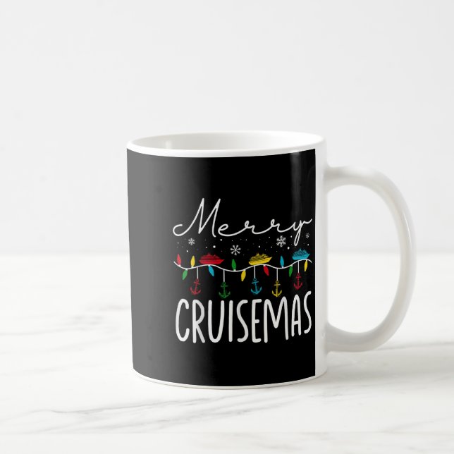 Caneca De Café Merry Cruisemas Christmas Family Cruisin Funny Cru (Direita)