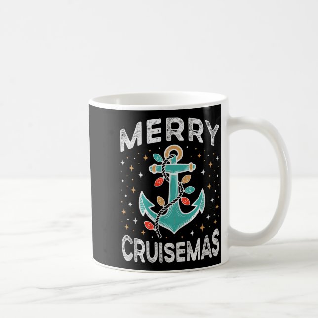 Caneca De Café Merry Cruisemas Cruise Mas Matching Family Christm (Direita)