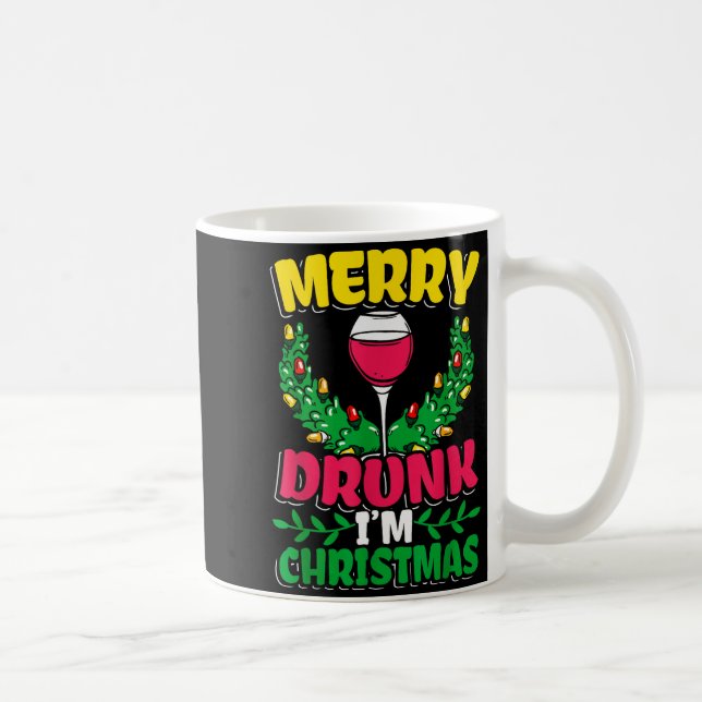 Caneca De Café Merry Drunk I'm Christmas Drunk Mulled Wine  (Direita)