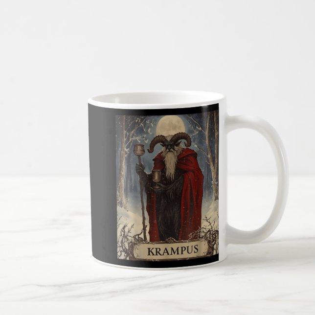 Caneca De Café Merry Krampus Pajama Funny Christmas Horror Ugly S (Direita)