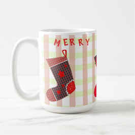 Caneca De Café merry stockings christmas