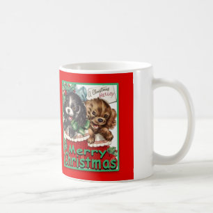 Caneca De Café MerryChrsmsPuppies-ClassicWhiteMug 11oz