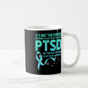 Caneca De Café Mês da Consciência Deixem-se apoiar Veteranos Hea
