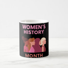 Caneca De Café Mês da História da Mulher