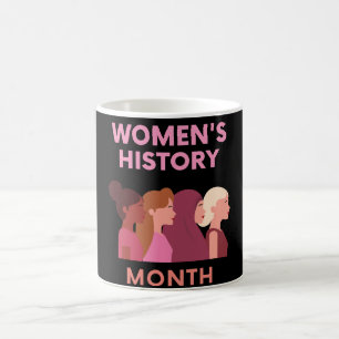 Caneca De Café Mês da História da Mulher