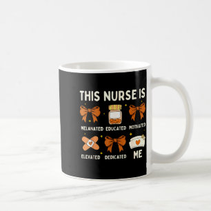 Caneca De Café Mês da história negra enfermeira afro-americana pa