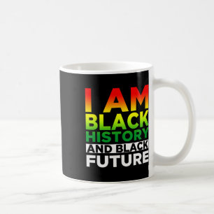 Caneca De Café Mês da História Negra - Eu Sou Negro - Negro É Bon