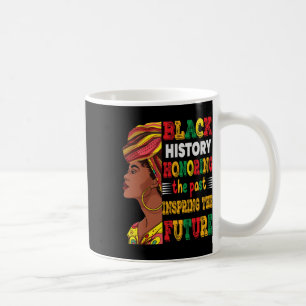 Caneca De Café Mês da História Negra Honrando o Passado Inspirand
