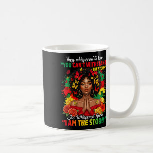 Caneca De Café Mês da História Negra Menina Africana Mulher Afro