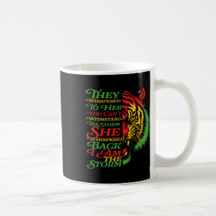Caneca De Café Mês da História Negra Tigre Africano Colorido Afro