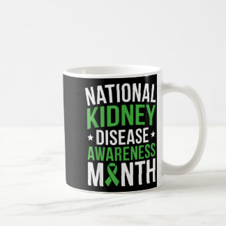 Caneca De Café Mês de Conscientização da Doença Renal Nacional PK