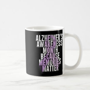 Caneca De Café Mês de Conscientização de Apoio Fita Roxa