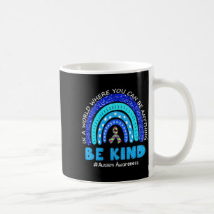 Caneca De Café Mês de Conscientização do Autismo Apoie Seja Genti