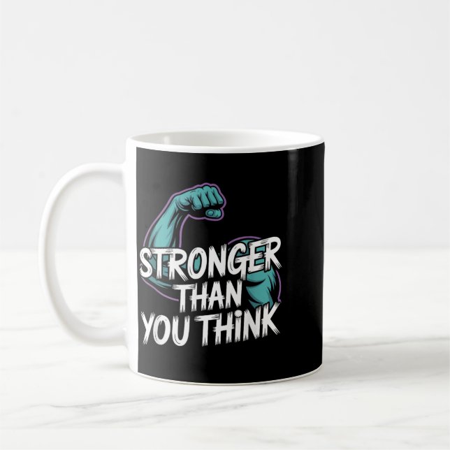 Caneca De Café Mês de Conscientização Setembro Design de Conscien (Esquerda)
