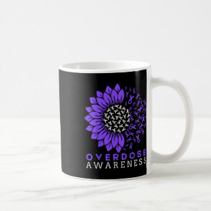 Caneca De Café Mês de Conscientização sobre Overdose Fita de Gira