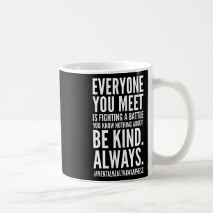 Caneca De Café Mês De Sensibilização Para A Saúde Mental Fim Da P