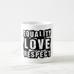 Caneca De Café Mês do Orgulho de Igualdade e Respeito