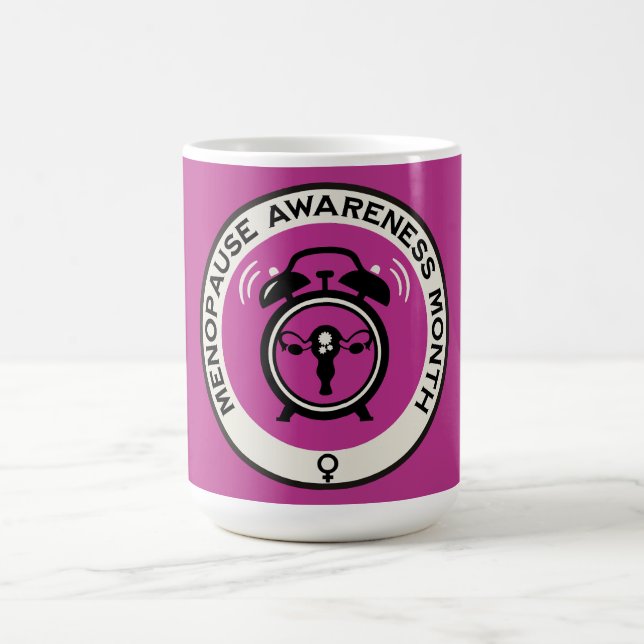 Caneca De Café Mês Mundial da Menopausa (Centro)