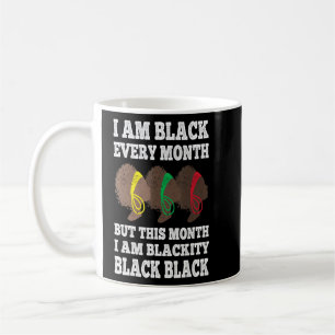 Caneca De Café Mês negro da história eu sou negro todos os meses