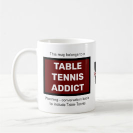 Caneca De Café Mesa Addicto Adicionar Seu Nome Monograma Inicial