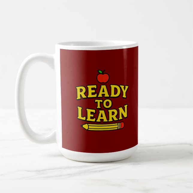 Caneca De Café Mesa de Professor & Aluno (Esquerda)