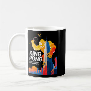 Caneca De Café Mesa de Tênis Engraçada Estilo de Poster de Fã do 